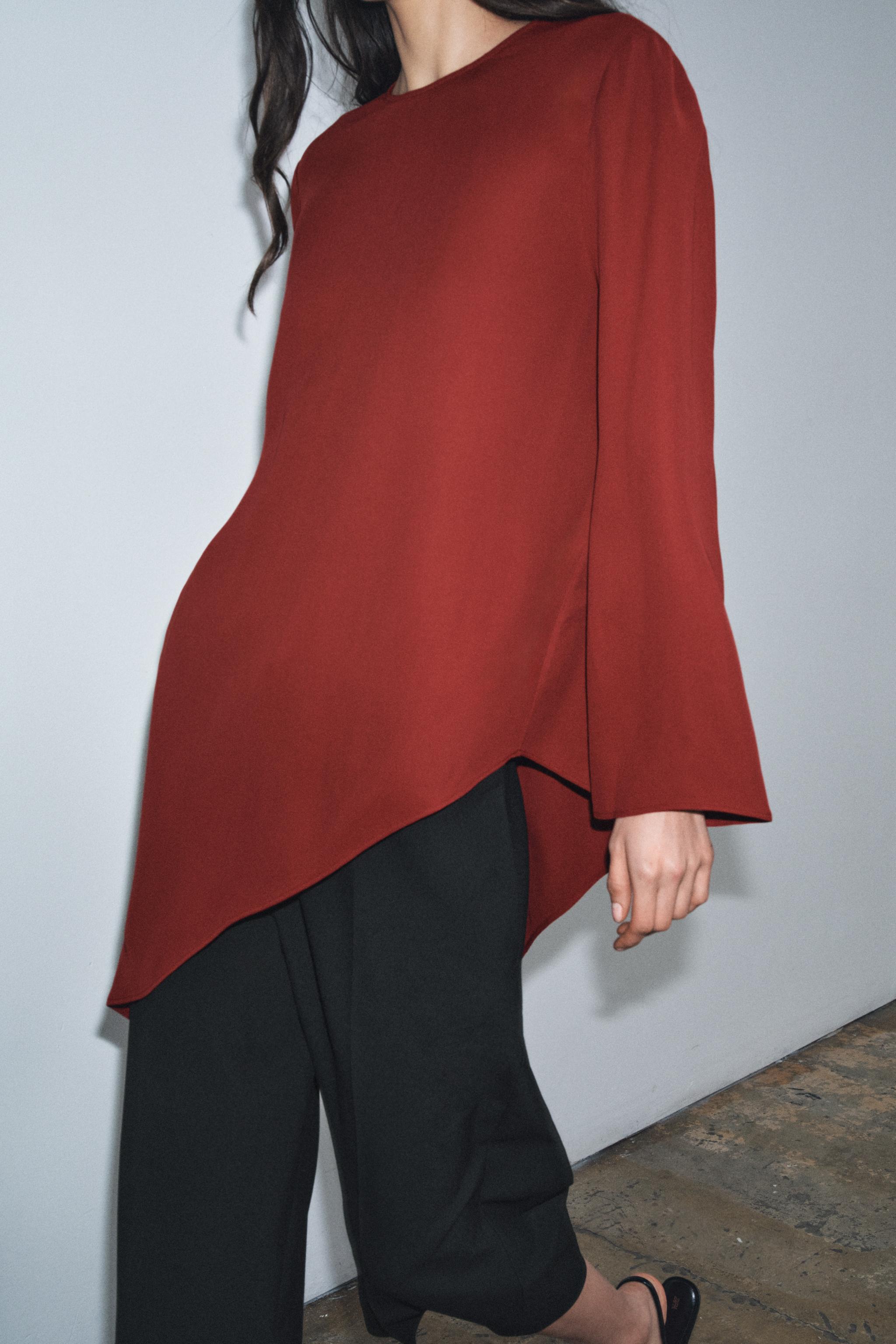 ZW COLLECTION ASYMMETRIC FLOWY TOP